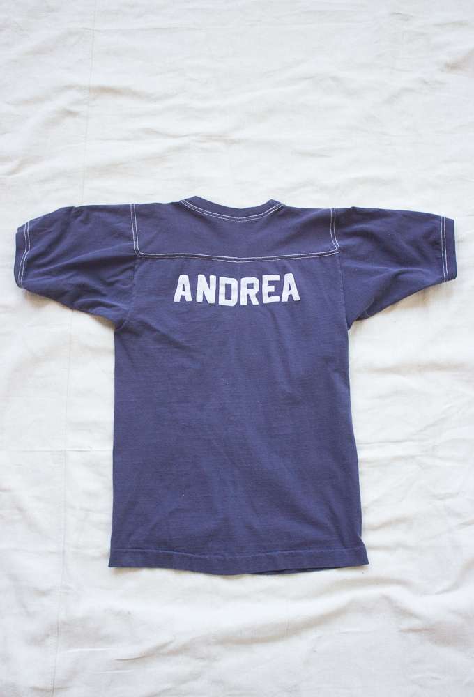 1970s "Baritone" Navy Football Tee