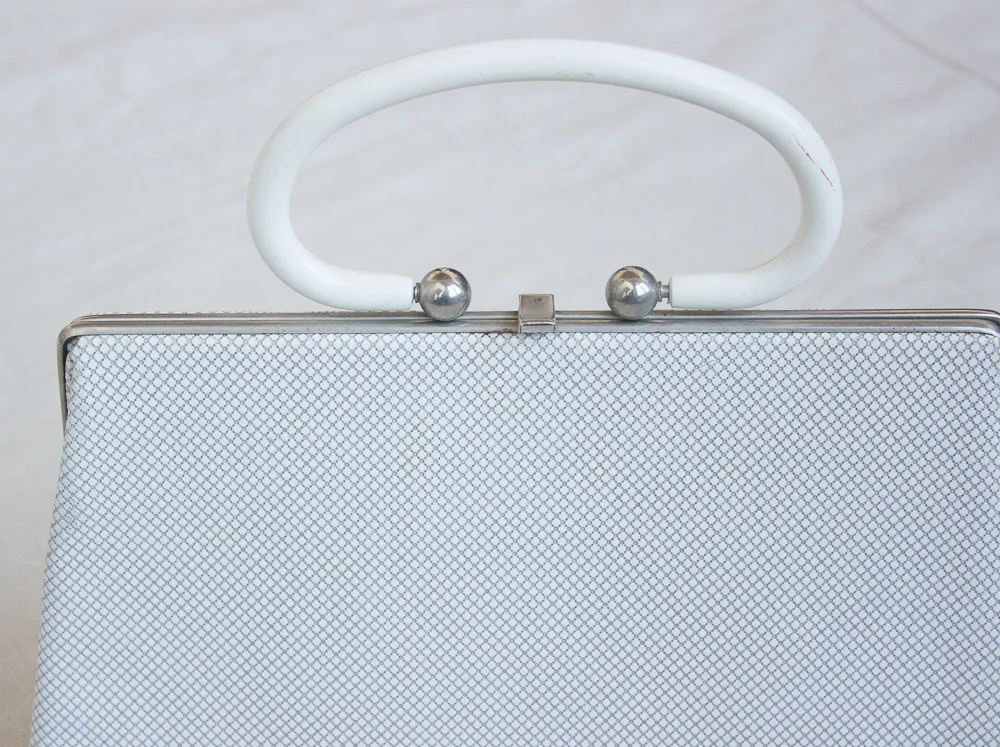 1960s Metal Mesh Structured Lady Bag