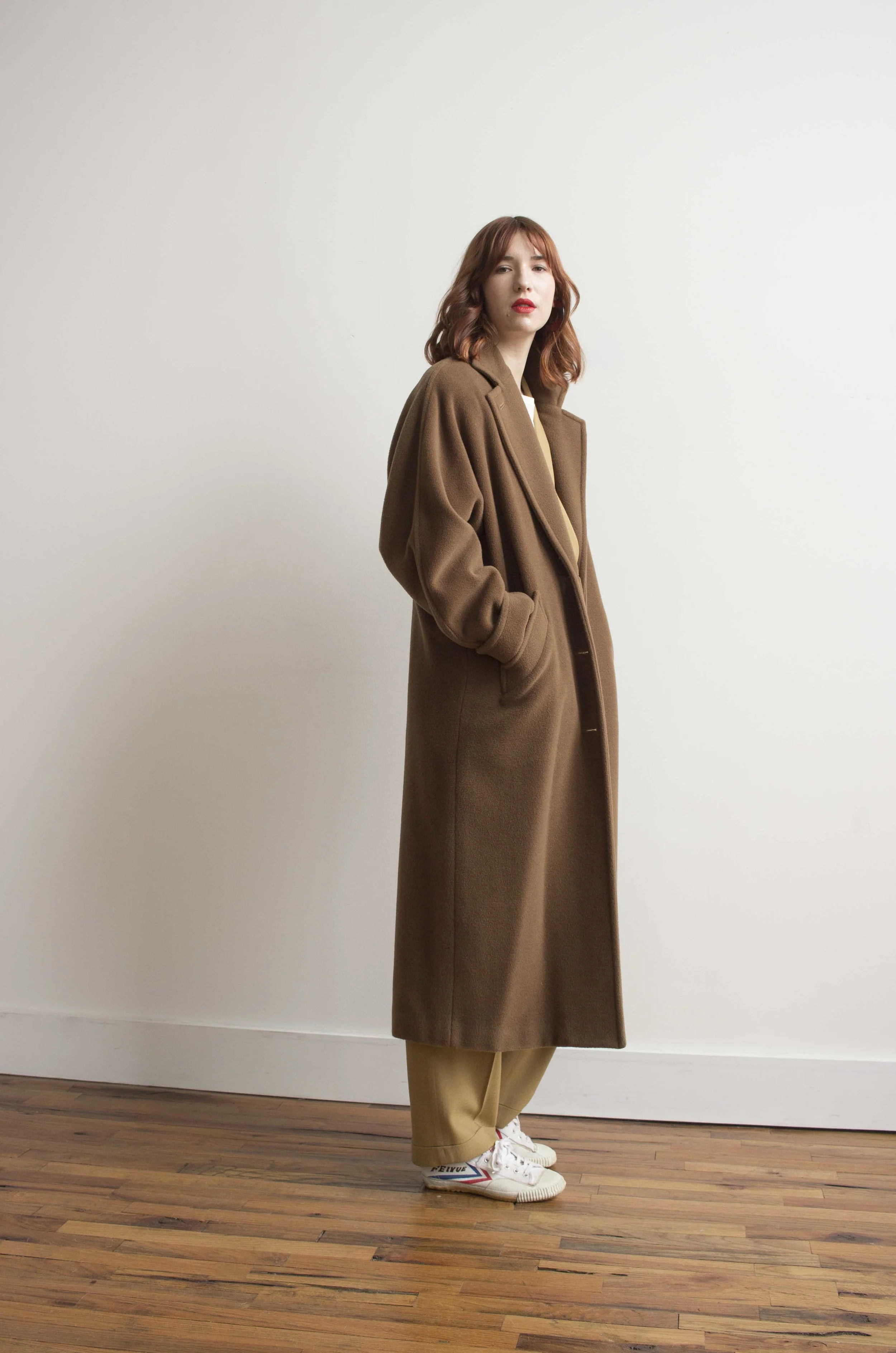 1980s Teddy Cashmere Coat