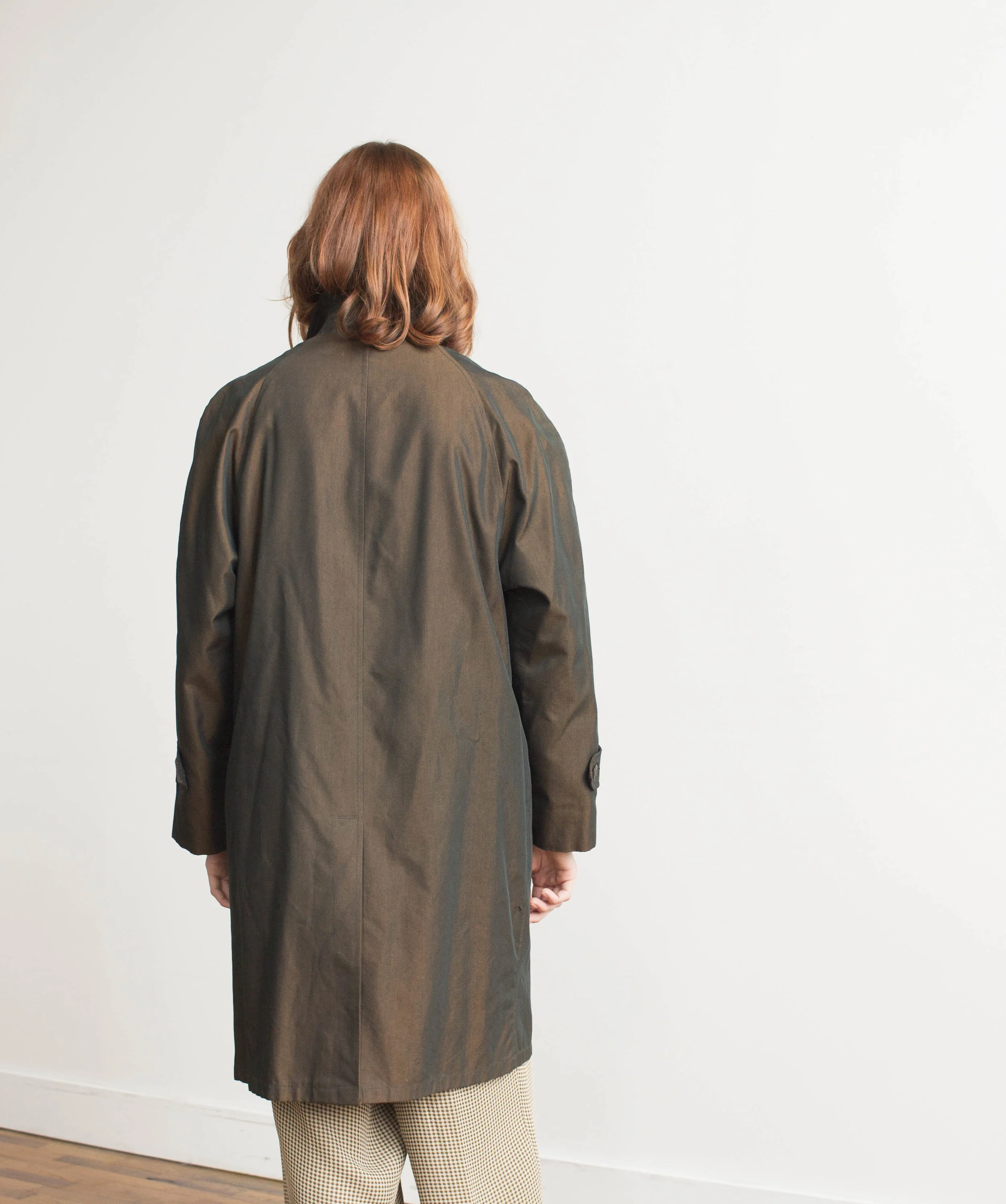 1960s Sharkskin Raincoat