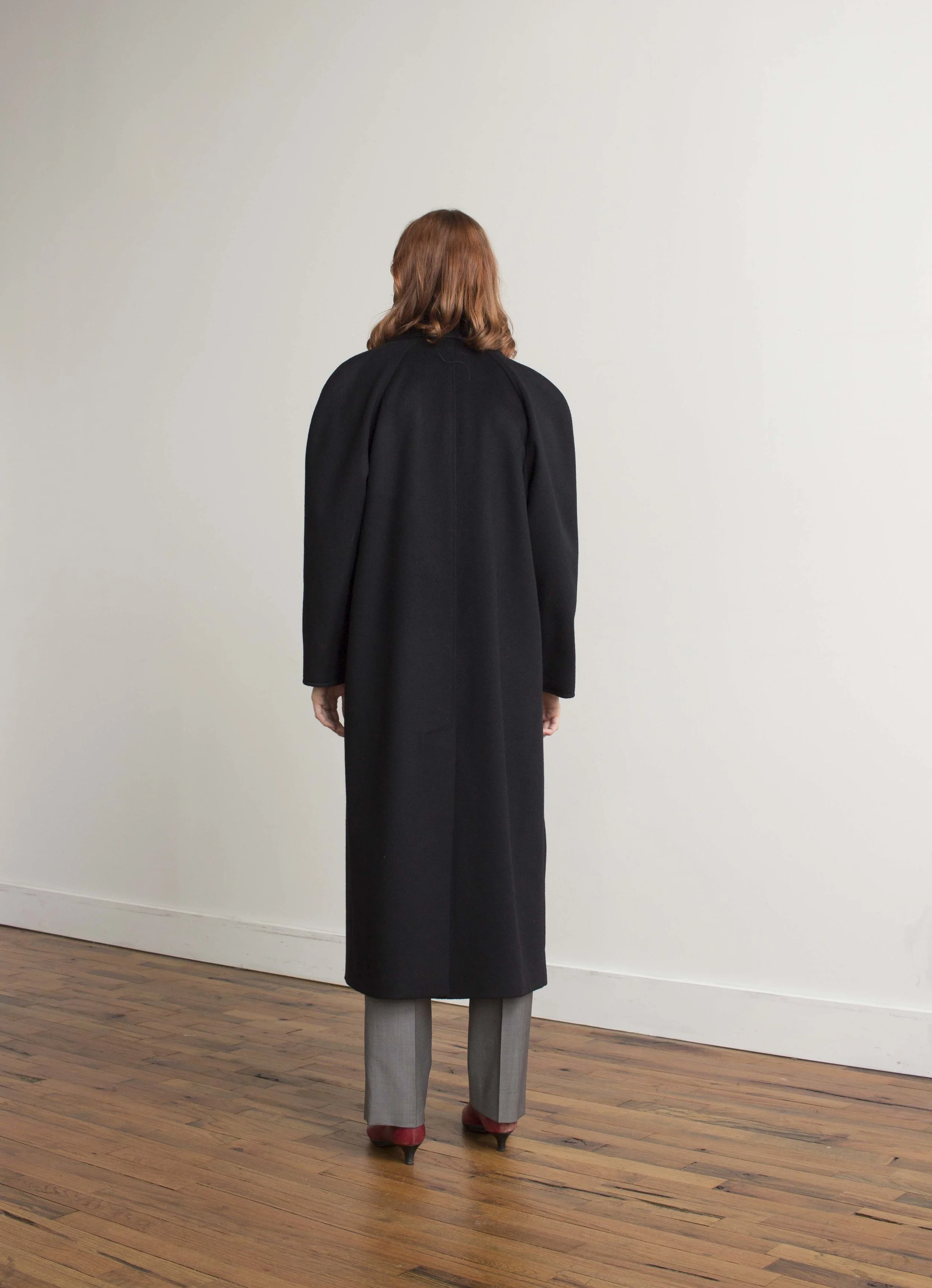 1980s Fine Wool Oversize Coat