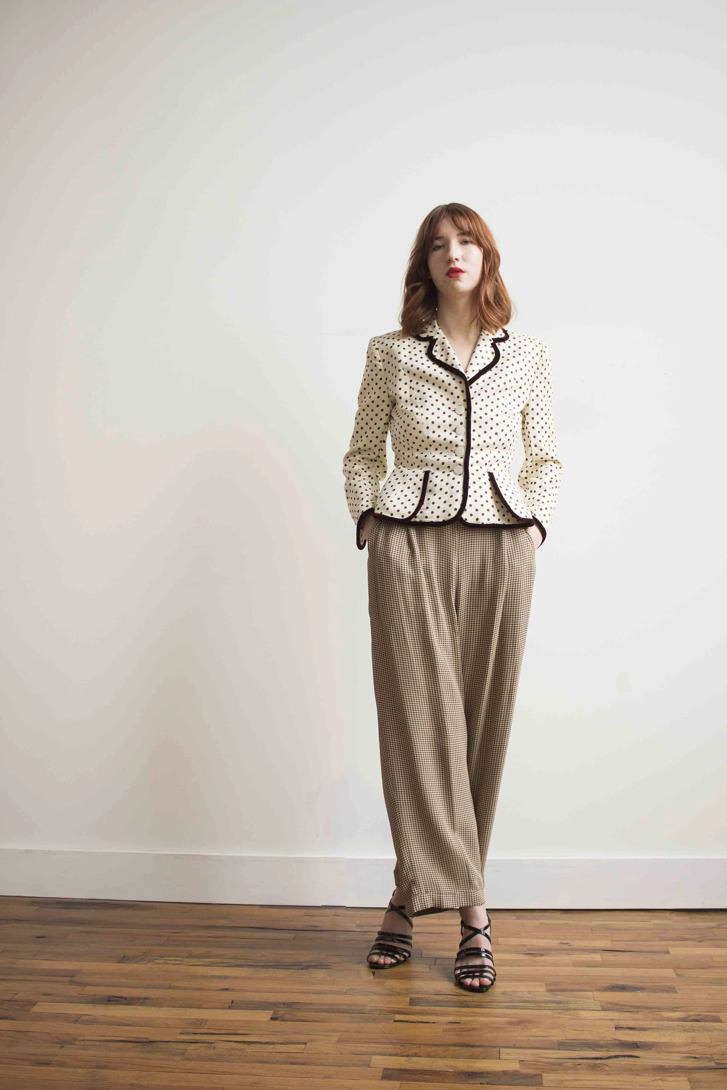 1970s Glam Rock Polka Dot Jacket