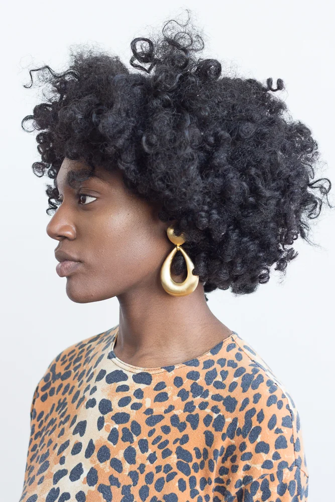 1980s Oversize Doorknocker Gold