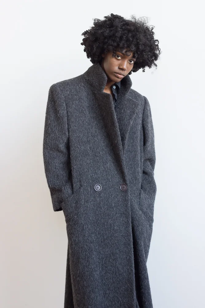 1980s Oversize Mohair Tomboy Coat