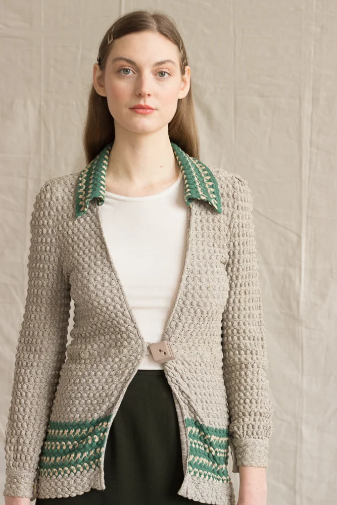 1970s Cacharel 30s-Inspired Sweater