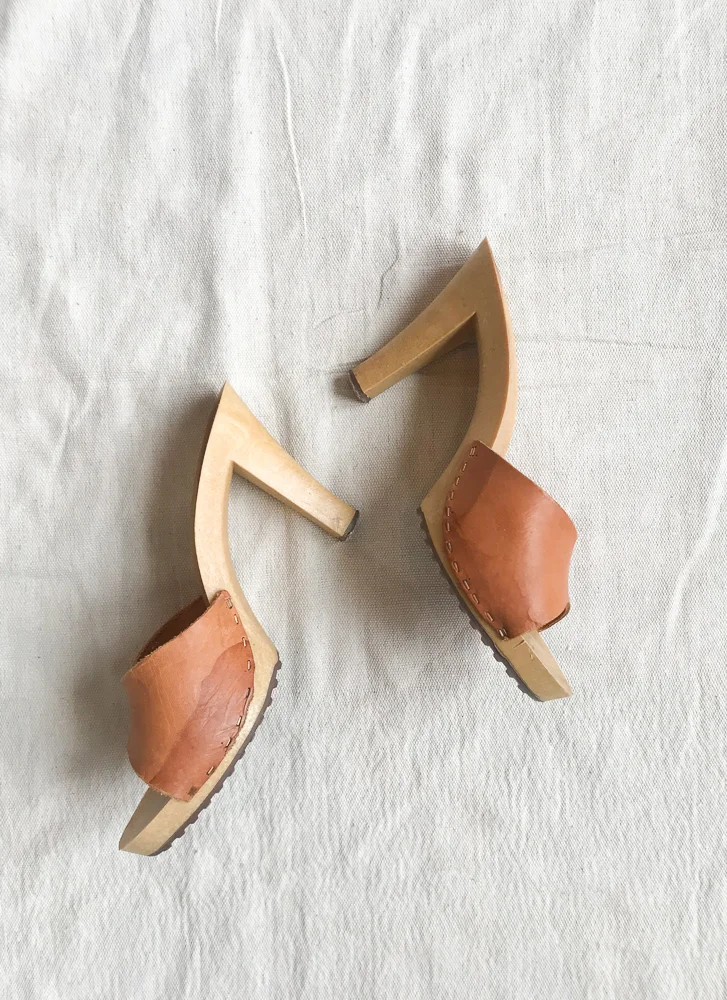1970s Italian Nubuck Mules