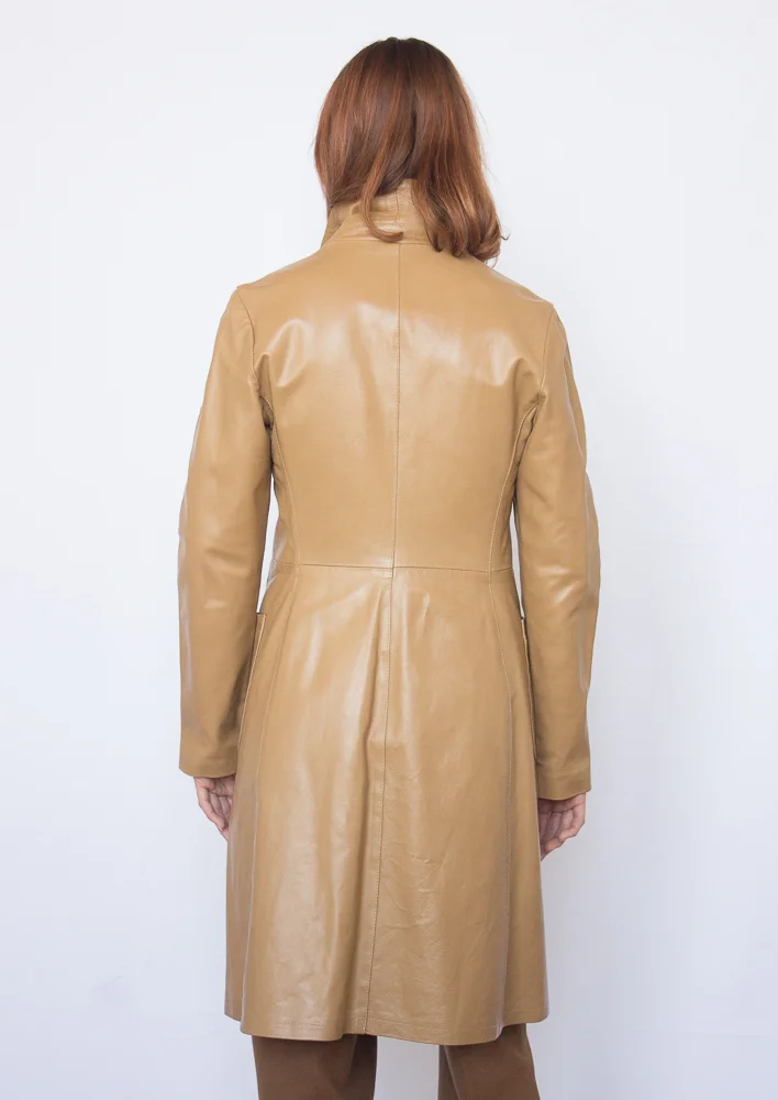 1990s Italian Buttery Leather Trench
