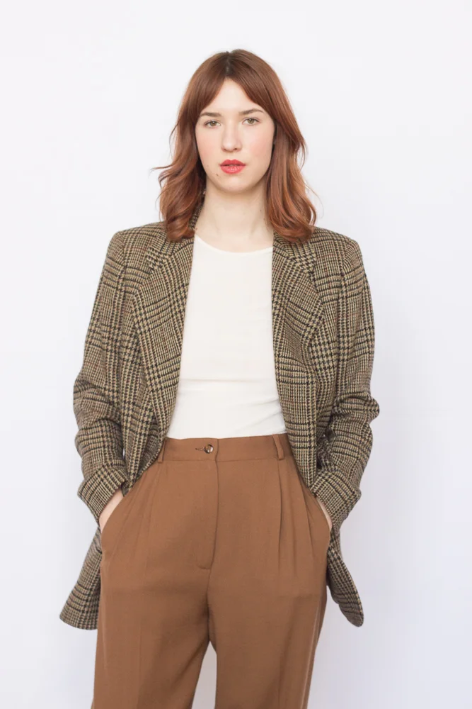 1980s Houndstooth Jacket