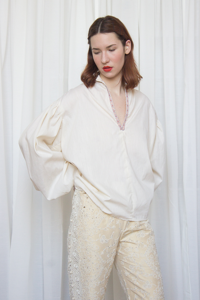 1970s Romanian Folk Blouse