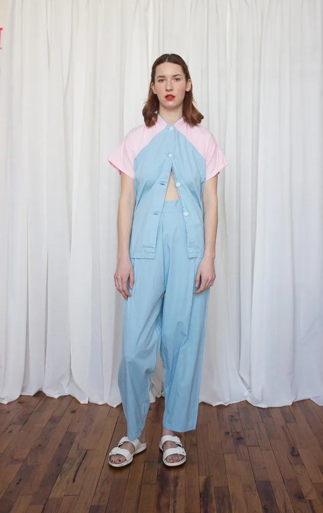 1950s Pastel Cotton Pajamas