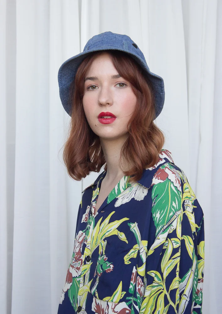 1940s Large Scale Floral Hawaiian Shirt