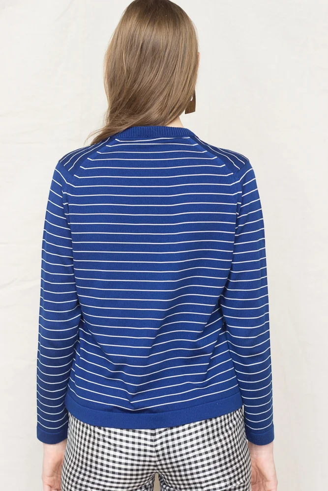 1970s Givenchy Sport Striped Cardigan