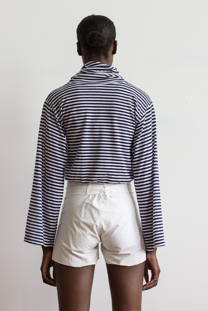 1940s White Cotton Shorts