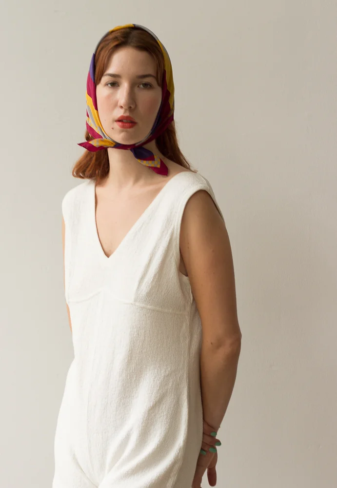 1970s Kenzo Paris Silk Scarf