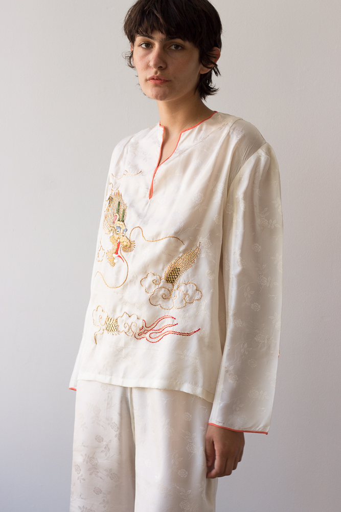 Muraki Jacquard Silk Pajama Set