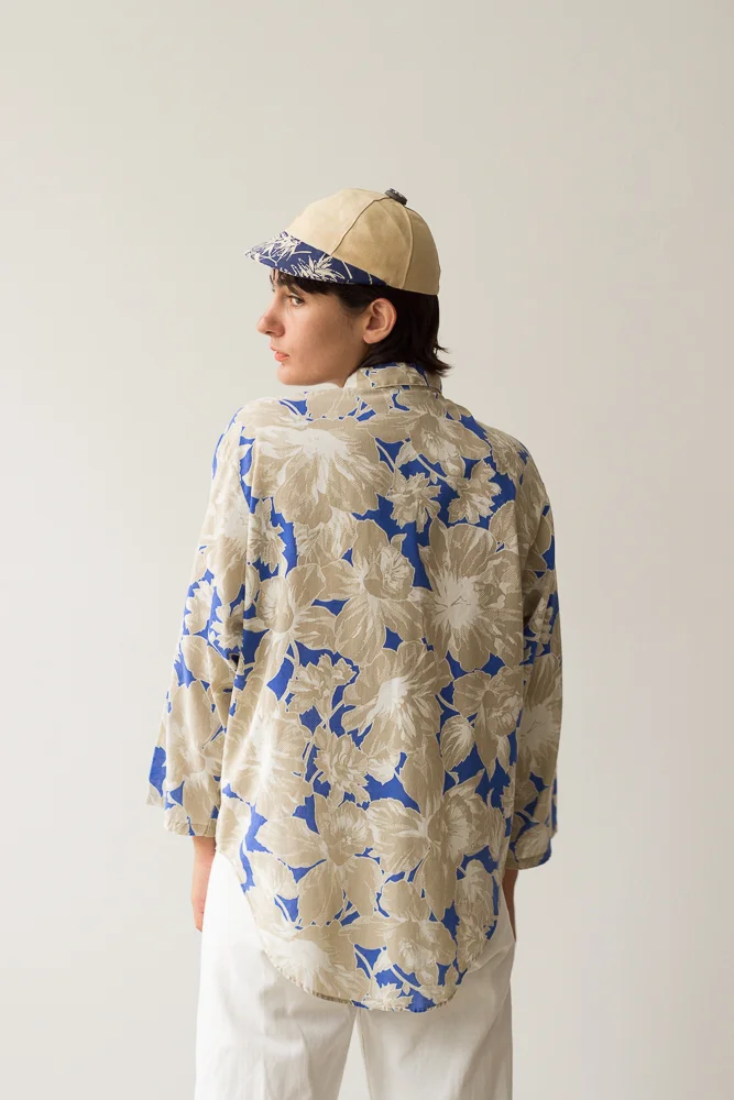 1980s Hawaiian Print Cotton Shirt