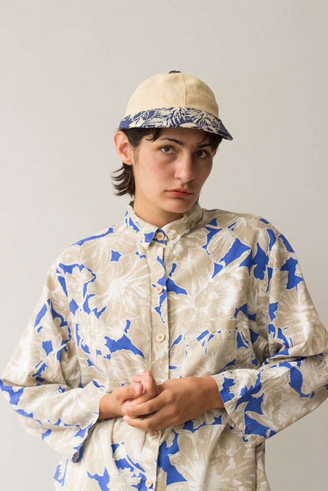 1940s Hawaiian Linen Cap