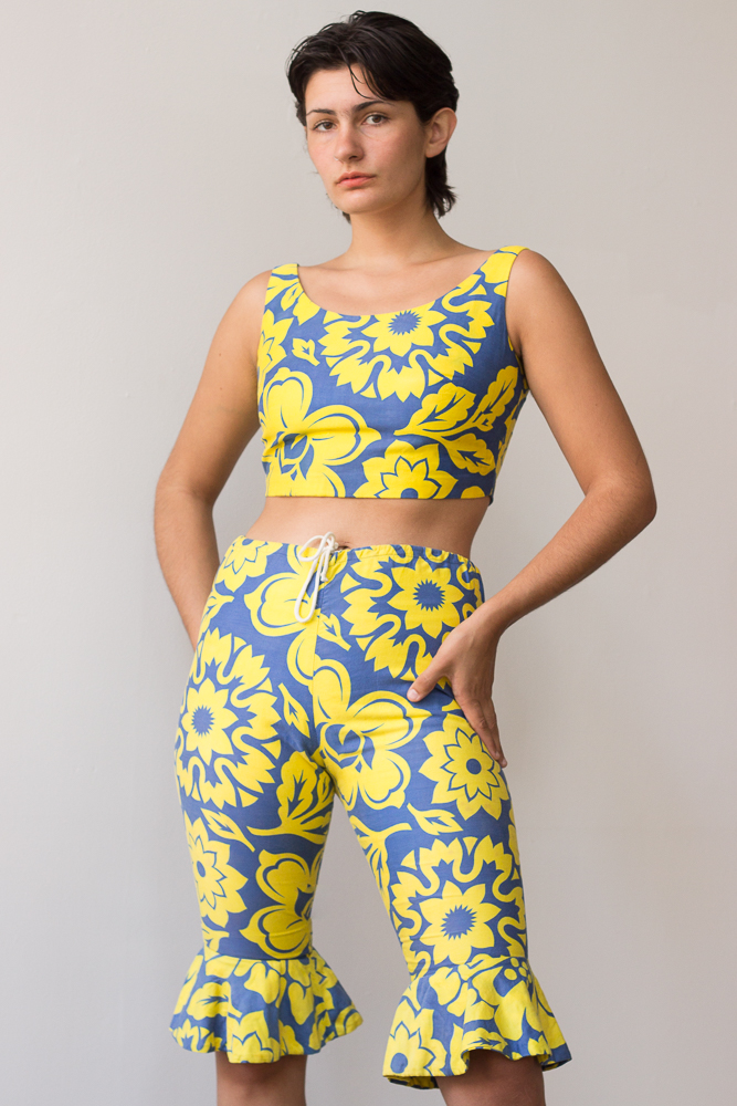 1960s Hawaiian Cotton Printed Ensemble 