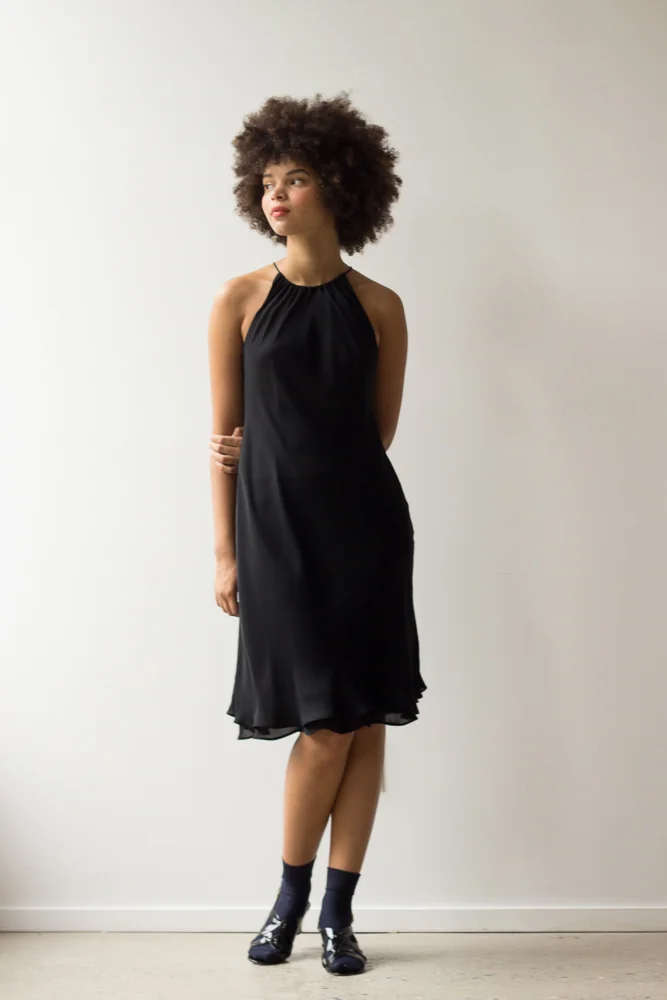 halter maxi dress brown Backless Halterneck Maxi Dress in Bronze - XS