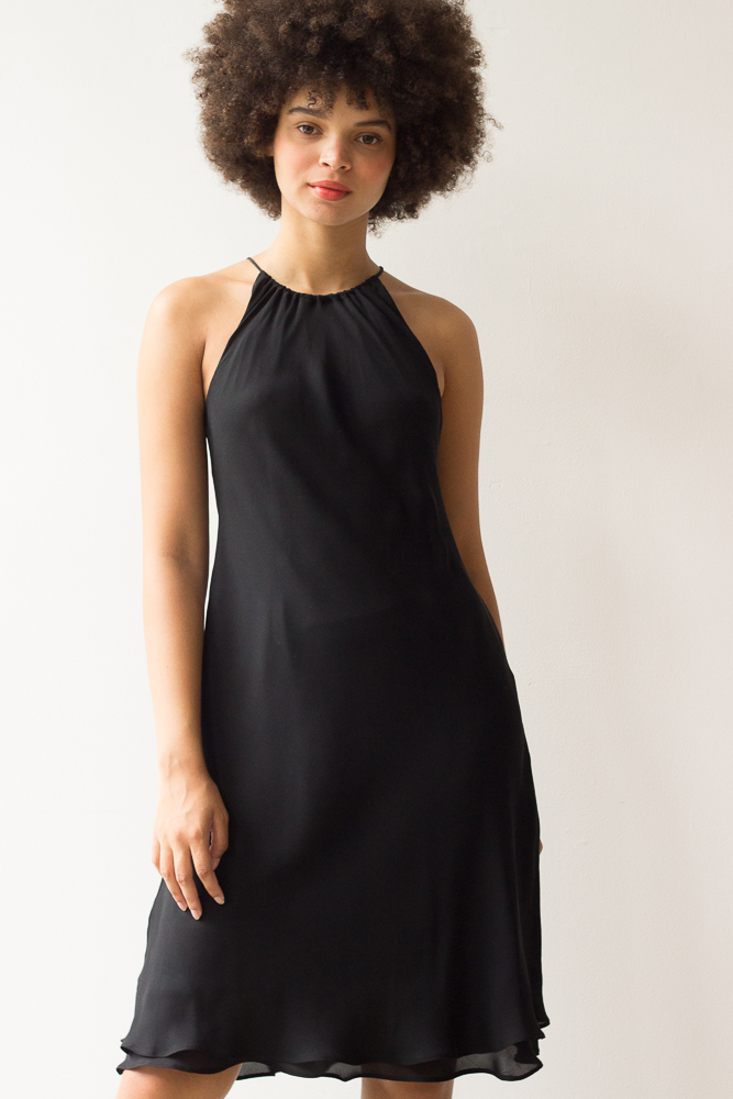 halter night dress Beyond Yoga SoftWash Linen Halter Dress