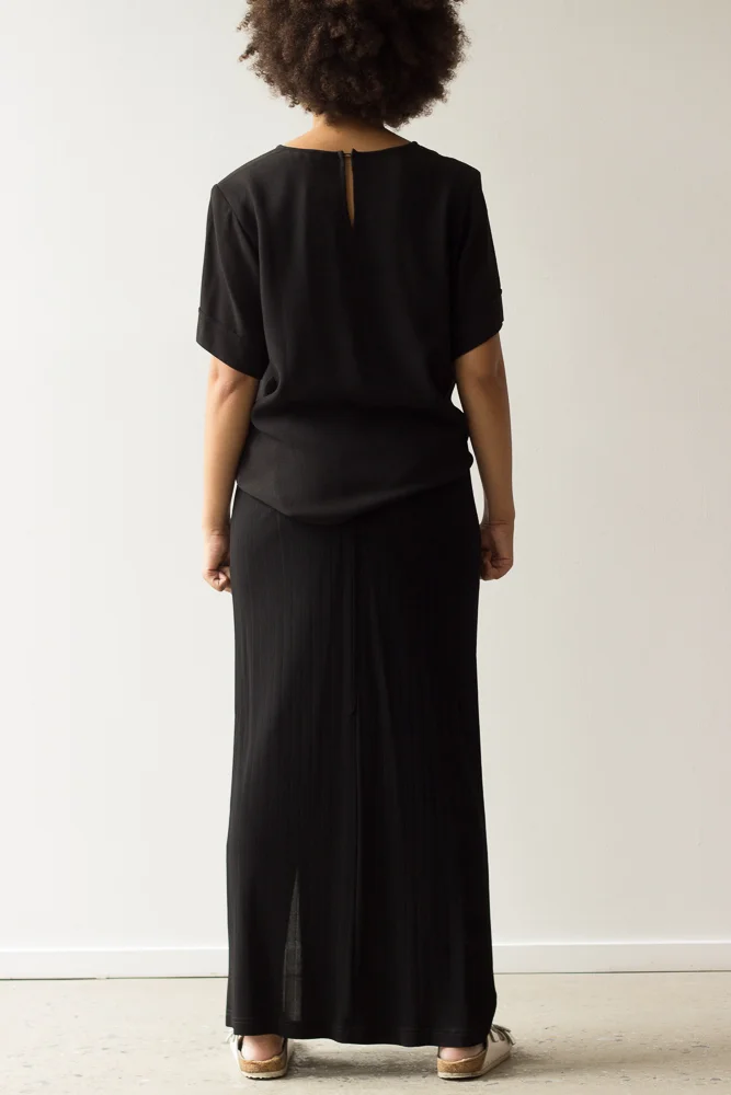 1990s Tamatsu Jersey Maxi Skirt
