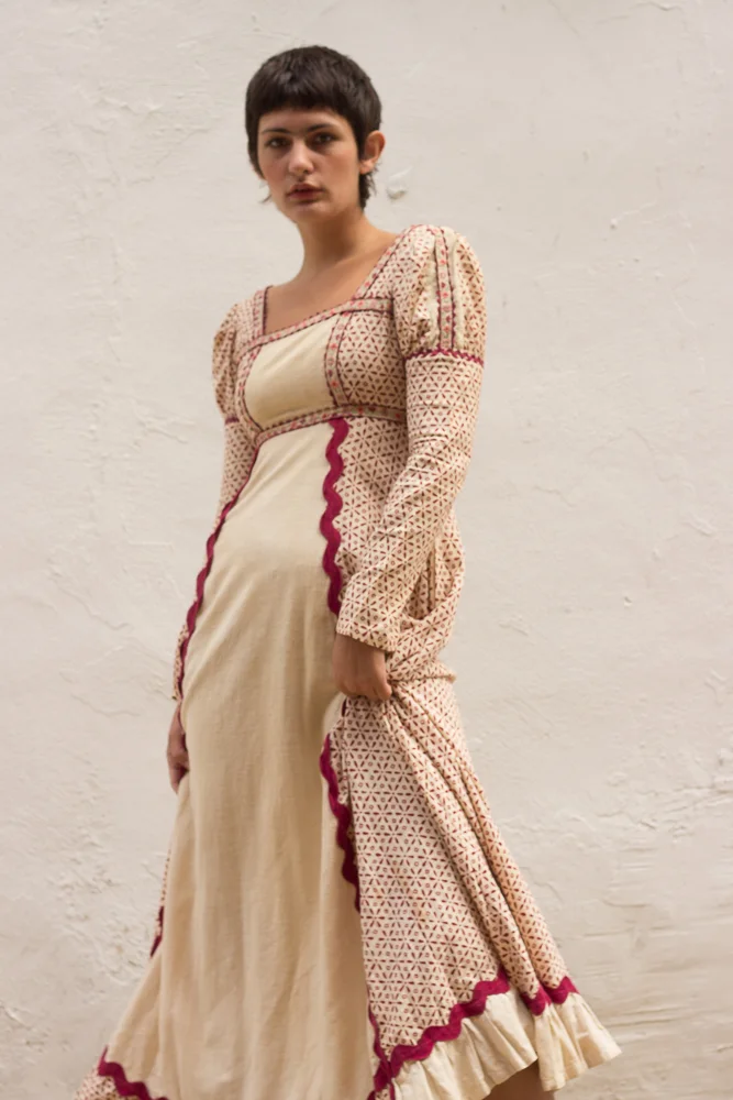 gunne sax dress VINTAGE GUNNE SAX JESSICA MCCLINTOCK LACE APPLIQUE SATIN AND ORGANZA D –  Vintage Clothing & Fashions main image 0