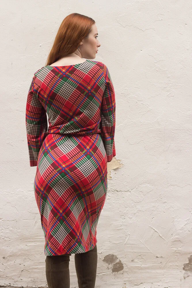1970s Plaid Two-Piece Set