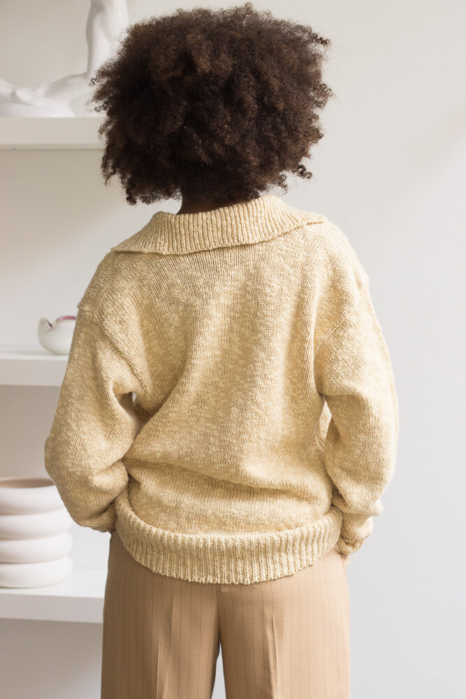 1980s Banana Republic Cotton Knit Pullover