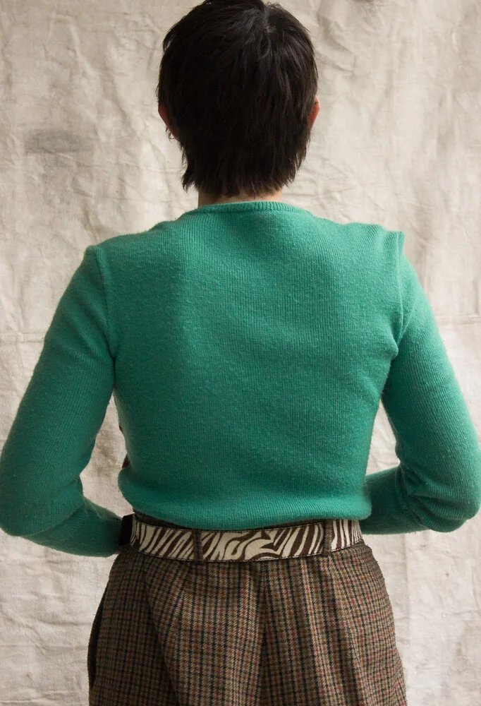 1970s does 1930s Geometric Sweater