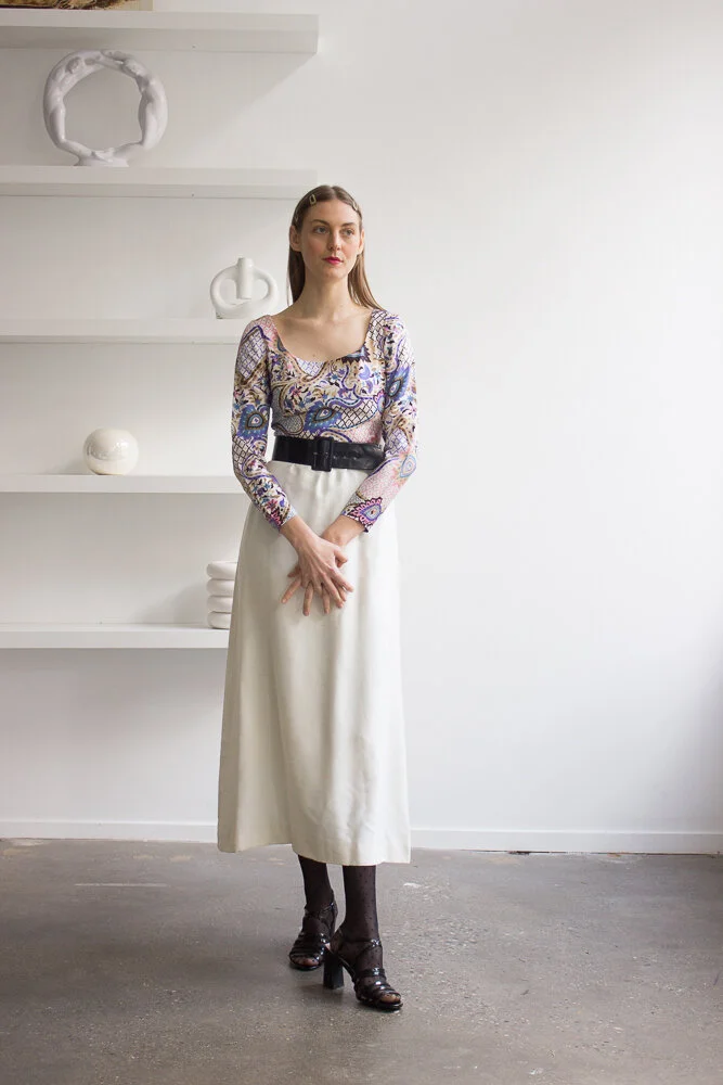 1960s Jean Varon Silk Gown