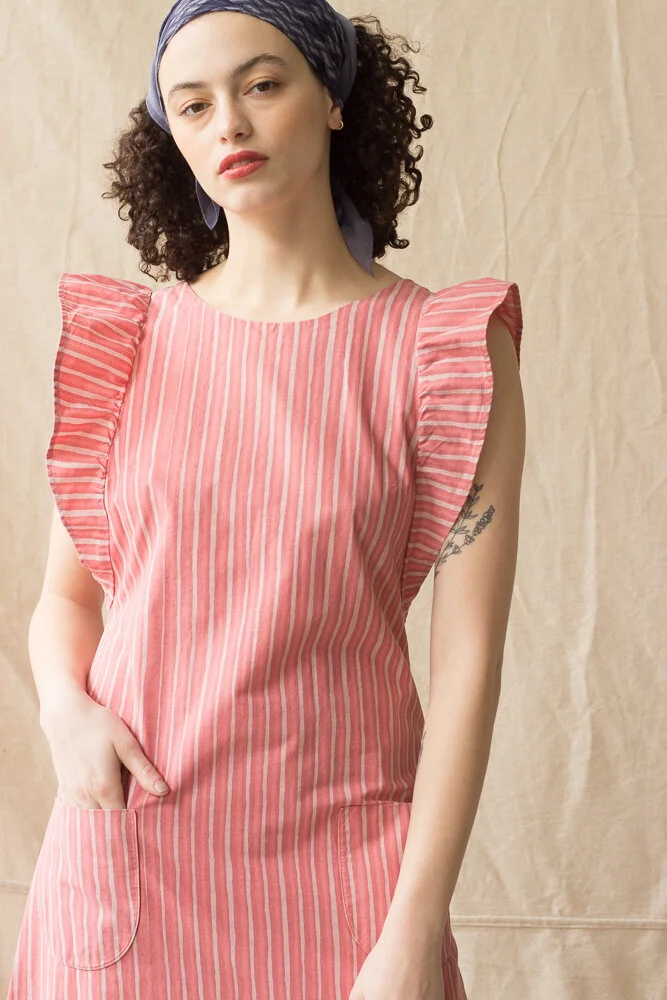 1960s Design Research Marimekko Pink Striped 