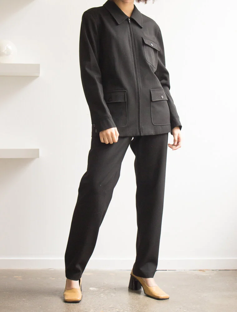 1990s Jones &amp; Co. Zippered Suit