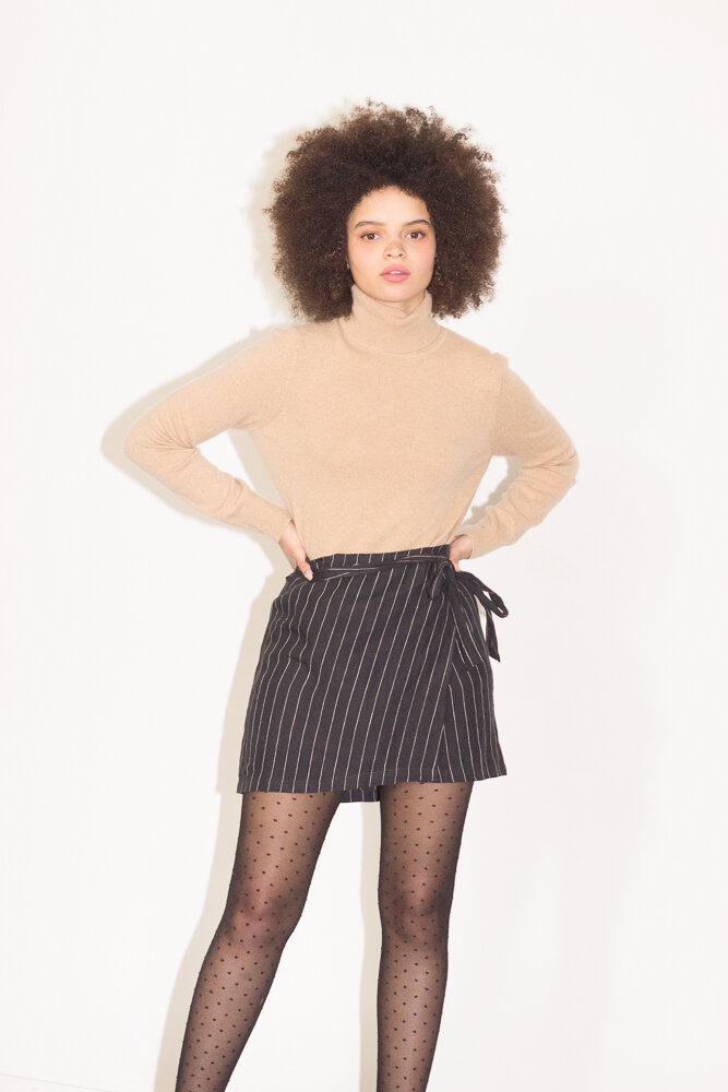 1990s Cashmere Camel Turtleneck