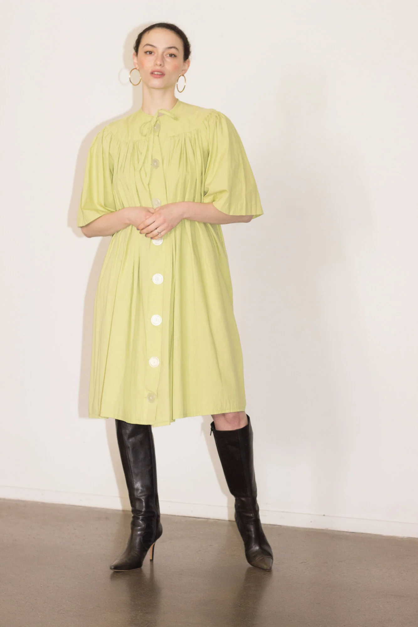 smock dress cotton Patou main image 1