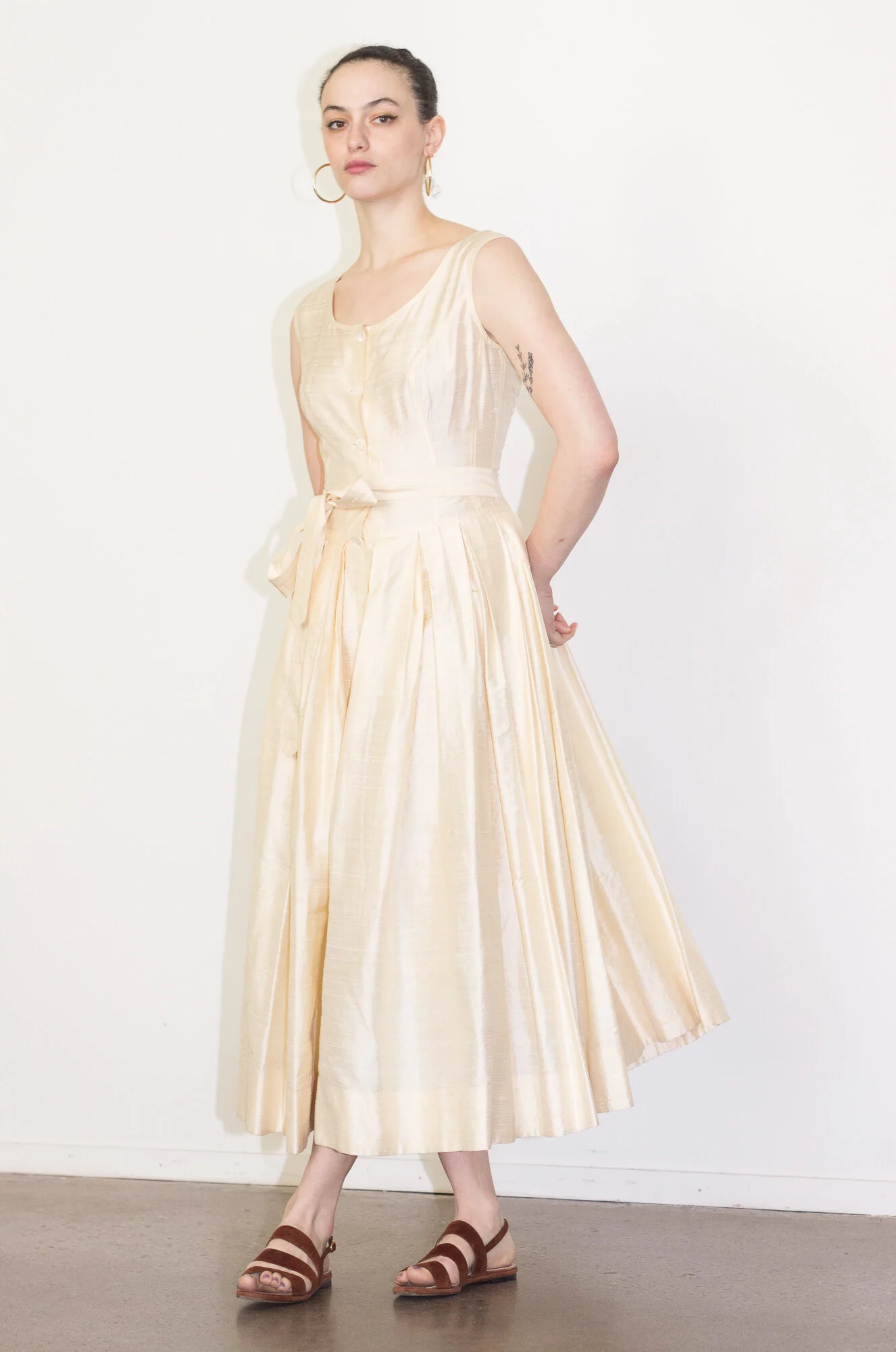 bridesmaid dresses silk dupioni Sash in Silk Dupioni- 9 Colors main image 1