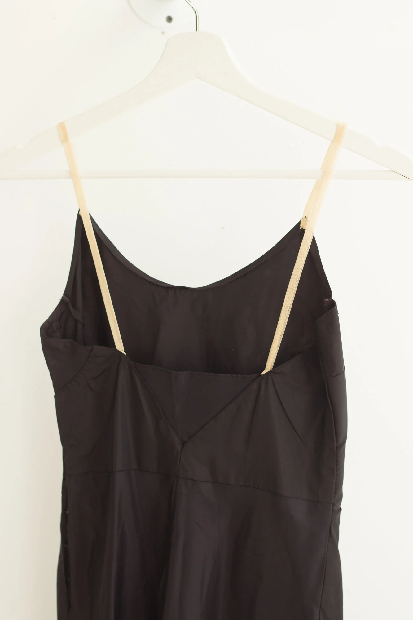 ACA 1930s Silk Chiffon Black and White Gown