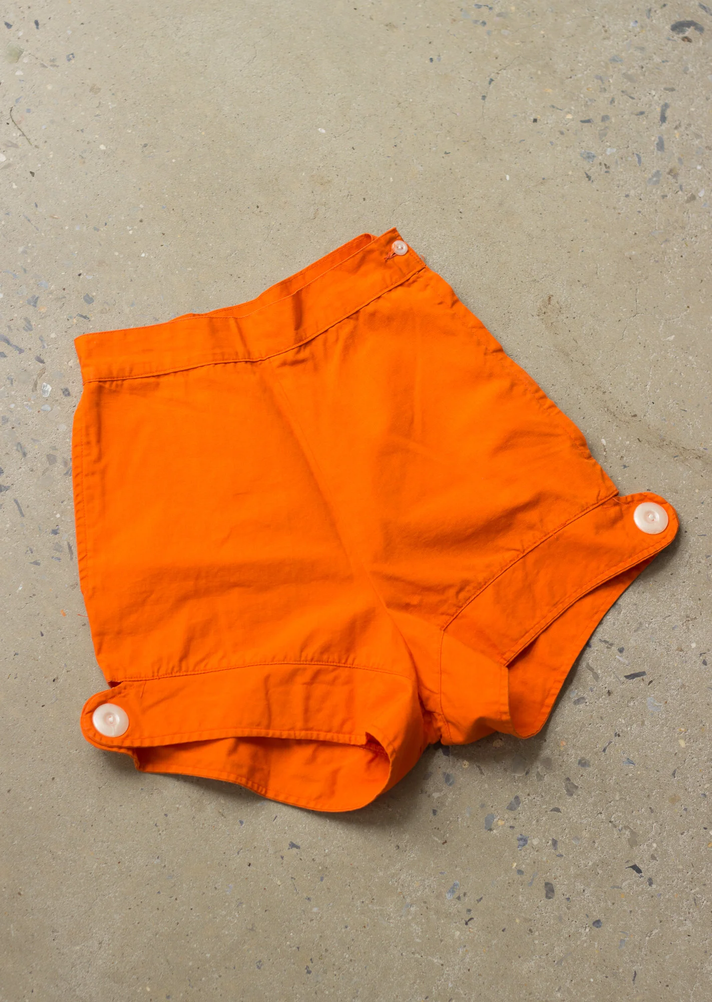 ACA 1940s Orange Cotton Hot Pants