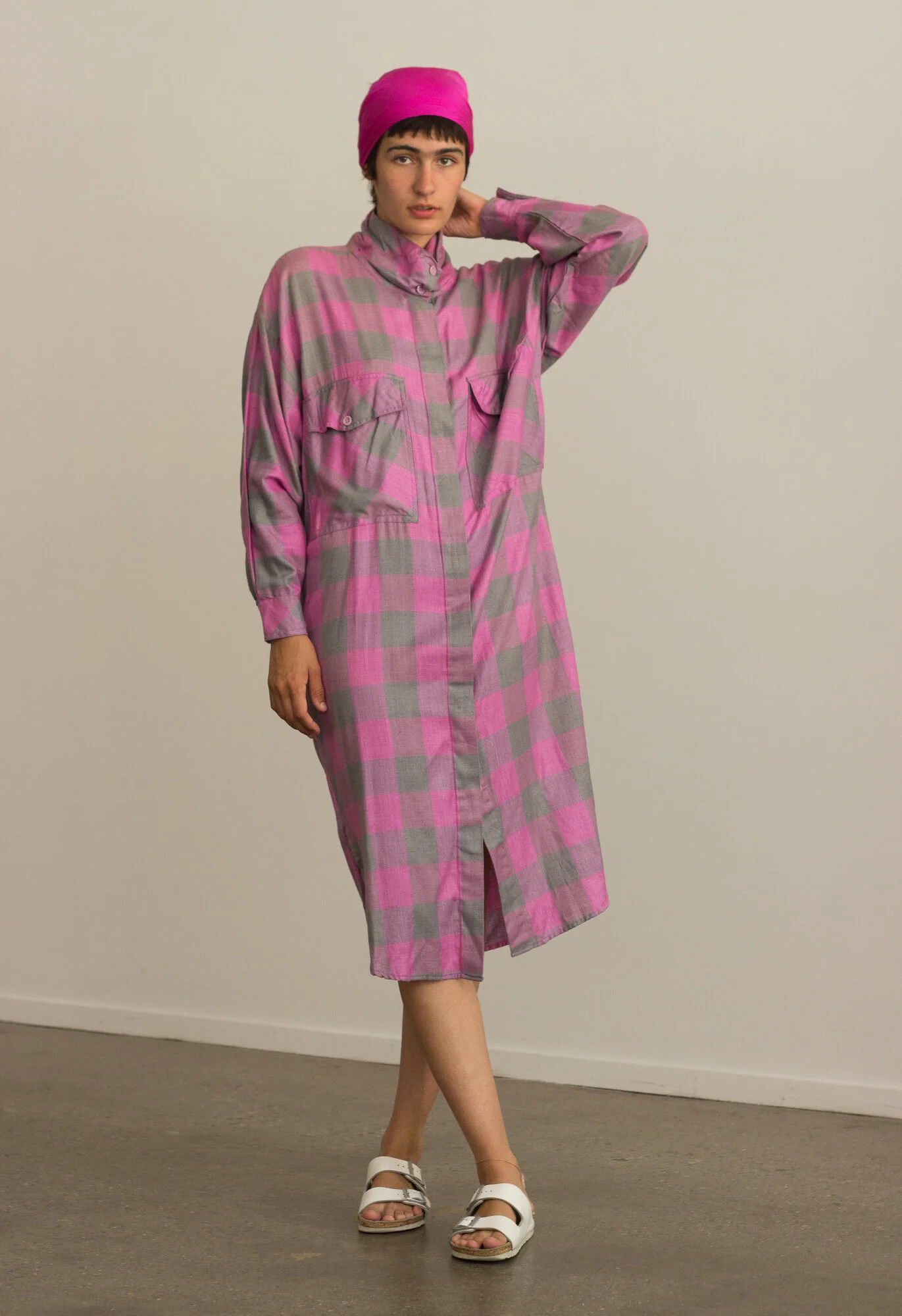cotton smock dress Organic Cotton Belted Smock Dress – Baci Fashion main image 0