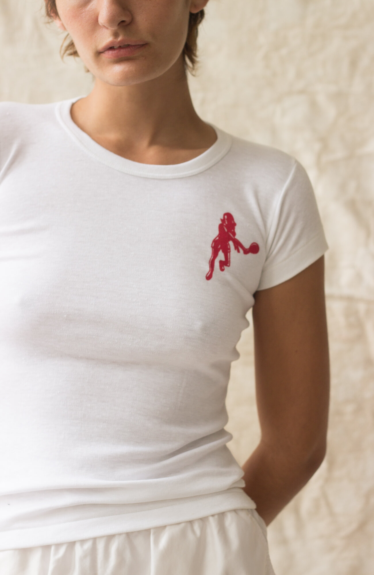 ACA 1970s Deadstock Tennis Player Baby Tee