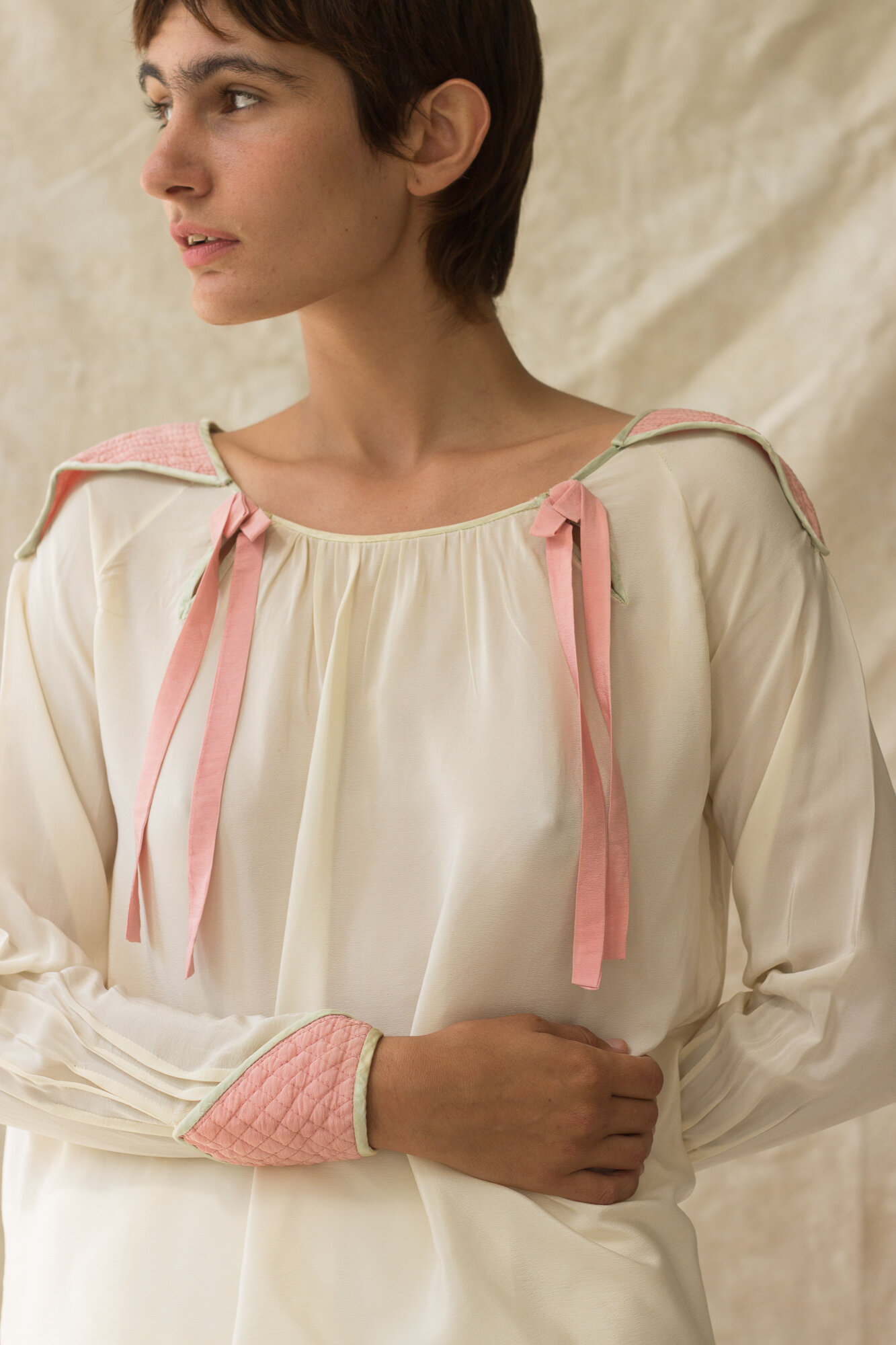 1980s Marisa Martin Nightbridge Silk Blouse