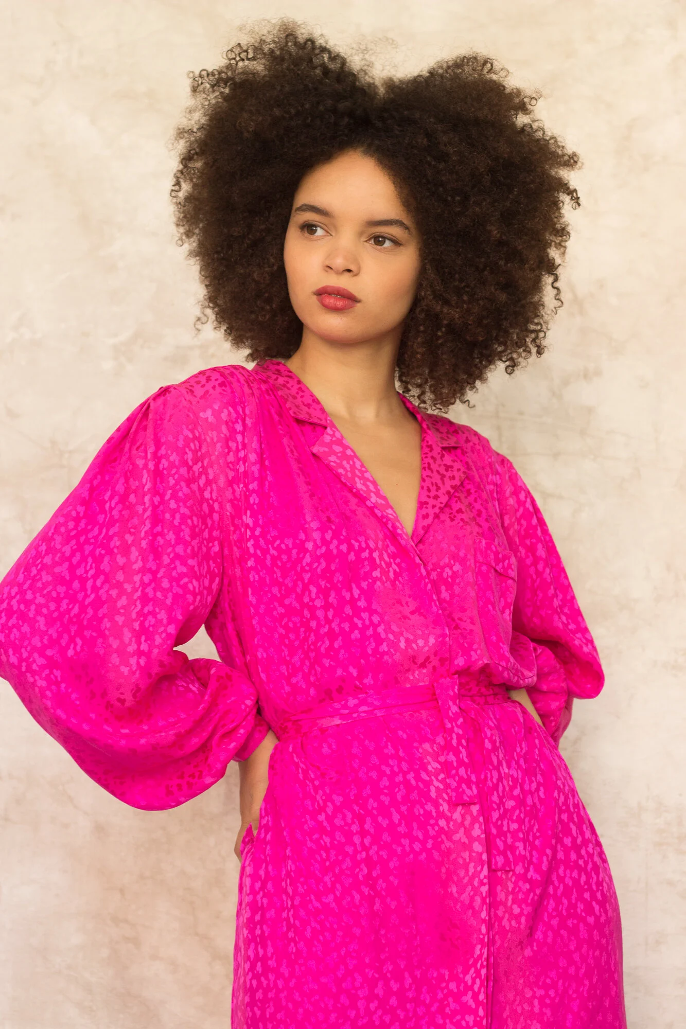 neon shirt dress The Tiered Shirt Dress