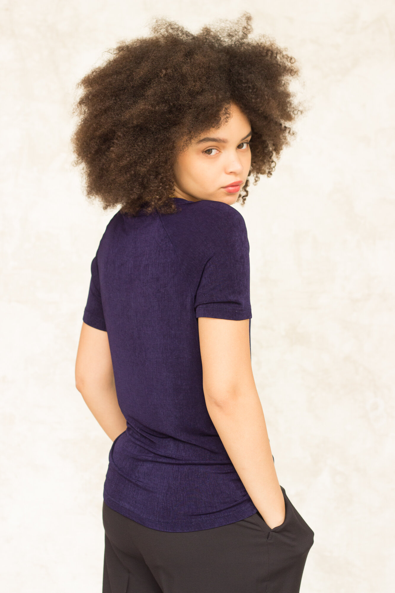 1990s Navy Jersey Raglan Tee - Size OS