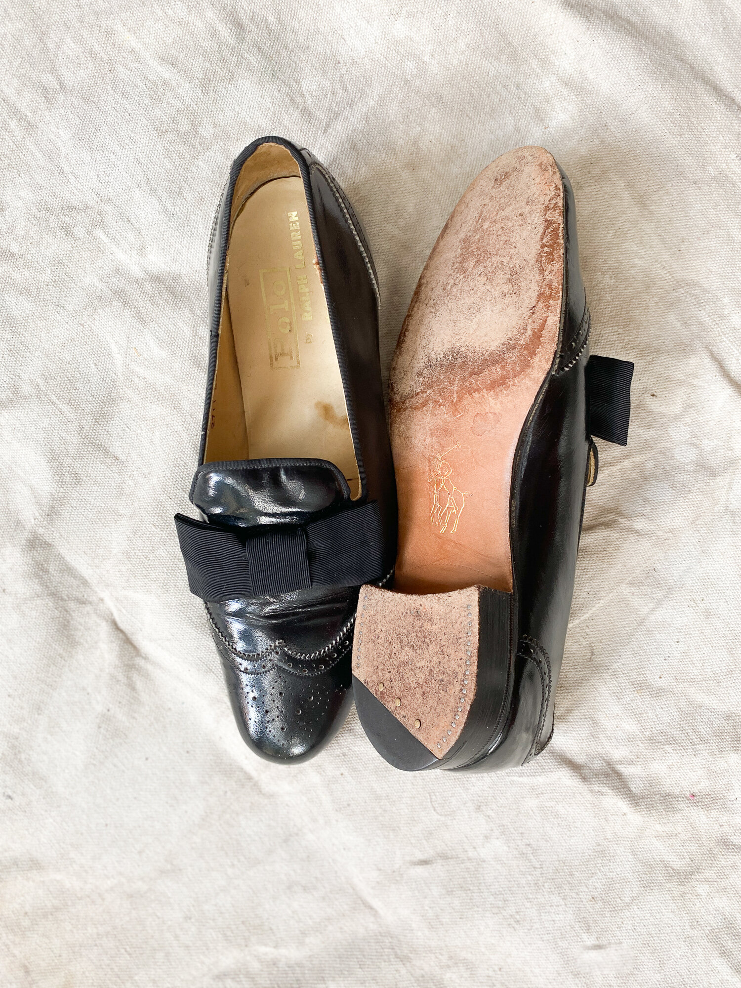 1980s Polo Ralph Lauren Tuxedo Slippers