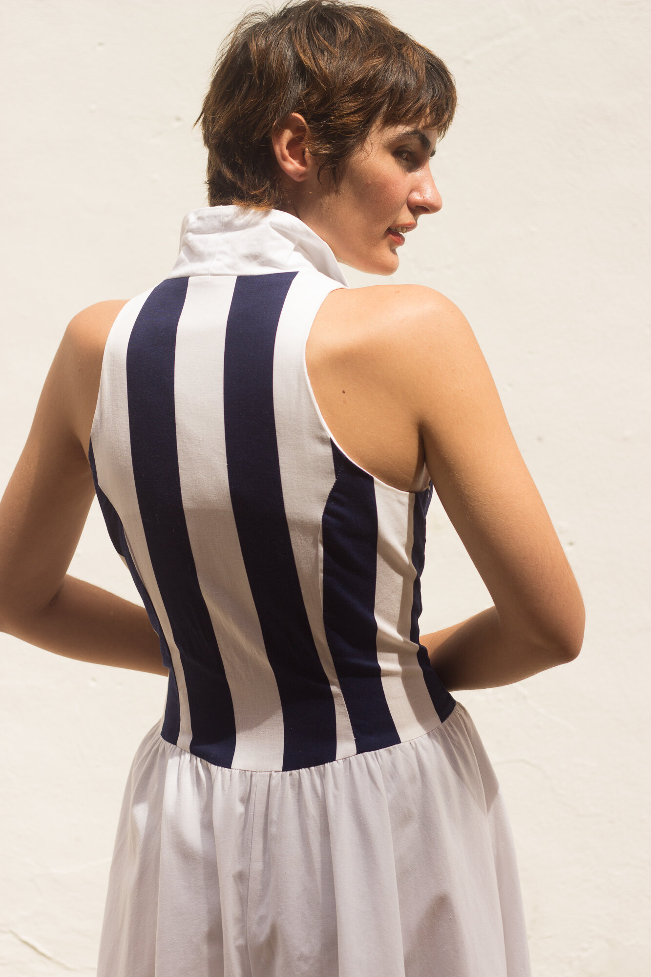 1980s Overboard Nautical Cotton Jumpsuit