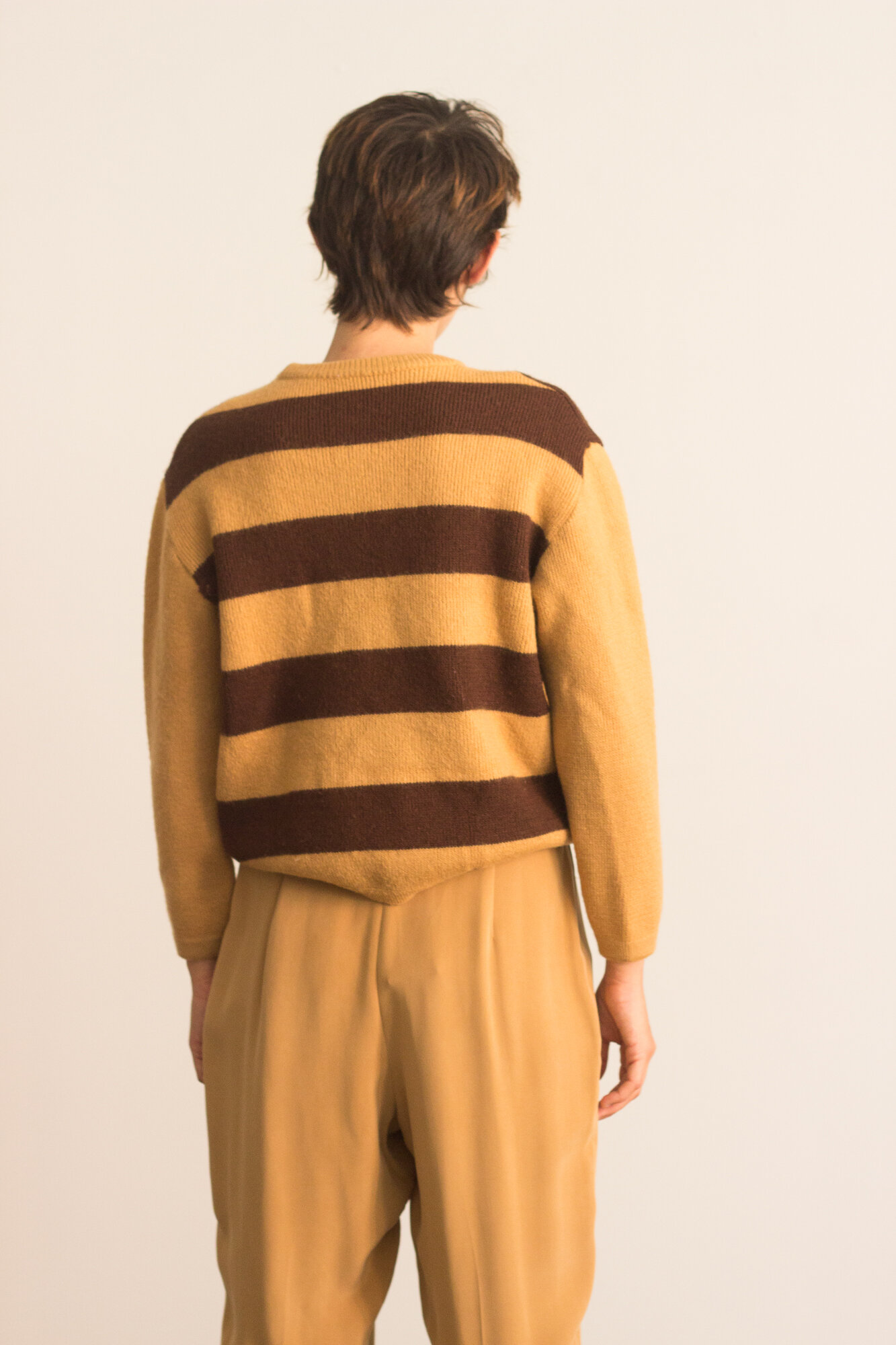 1980s Jones New York Camel Silk Trousers