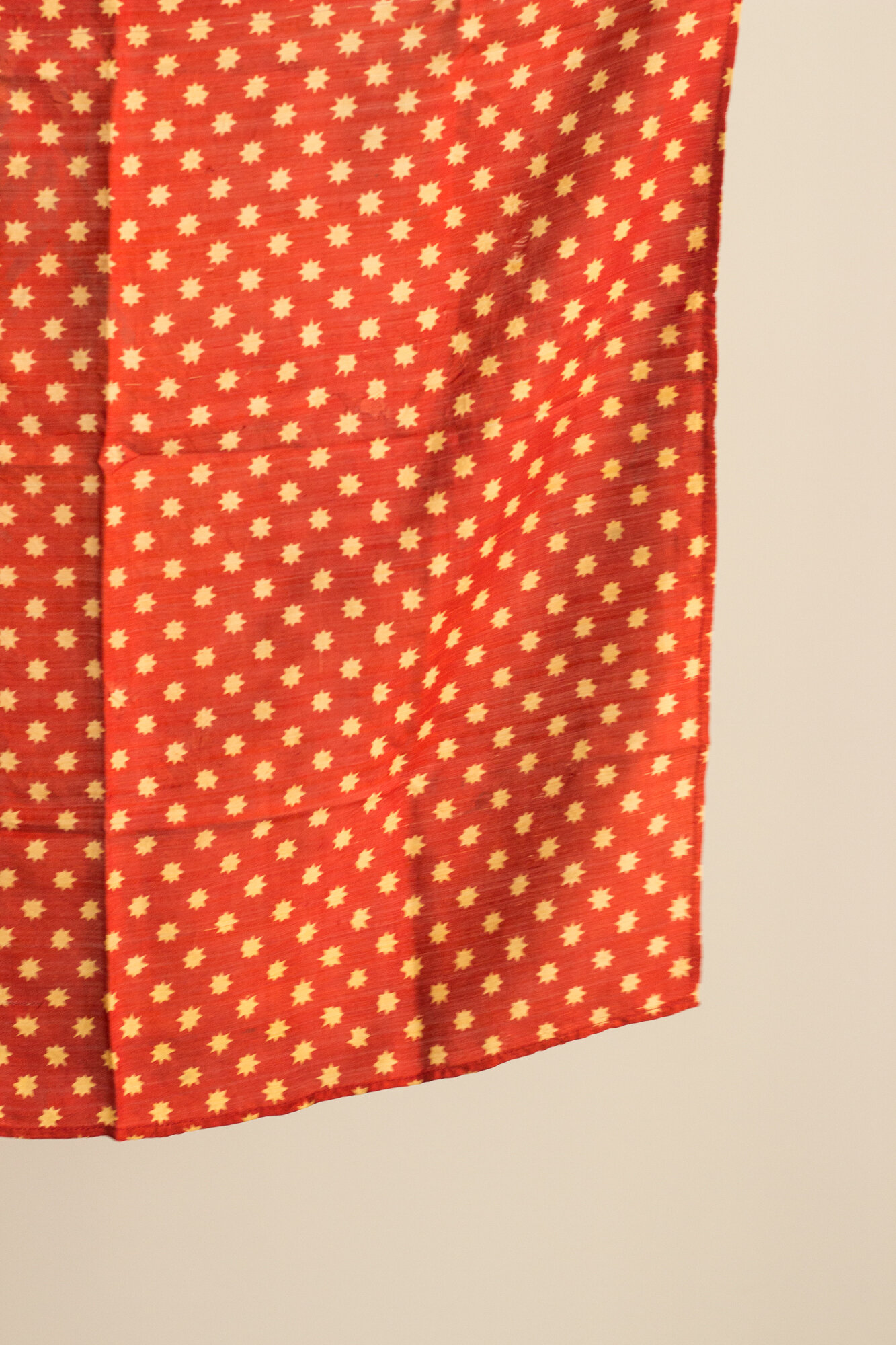 1800s Red Cotton Bandana - Foulard