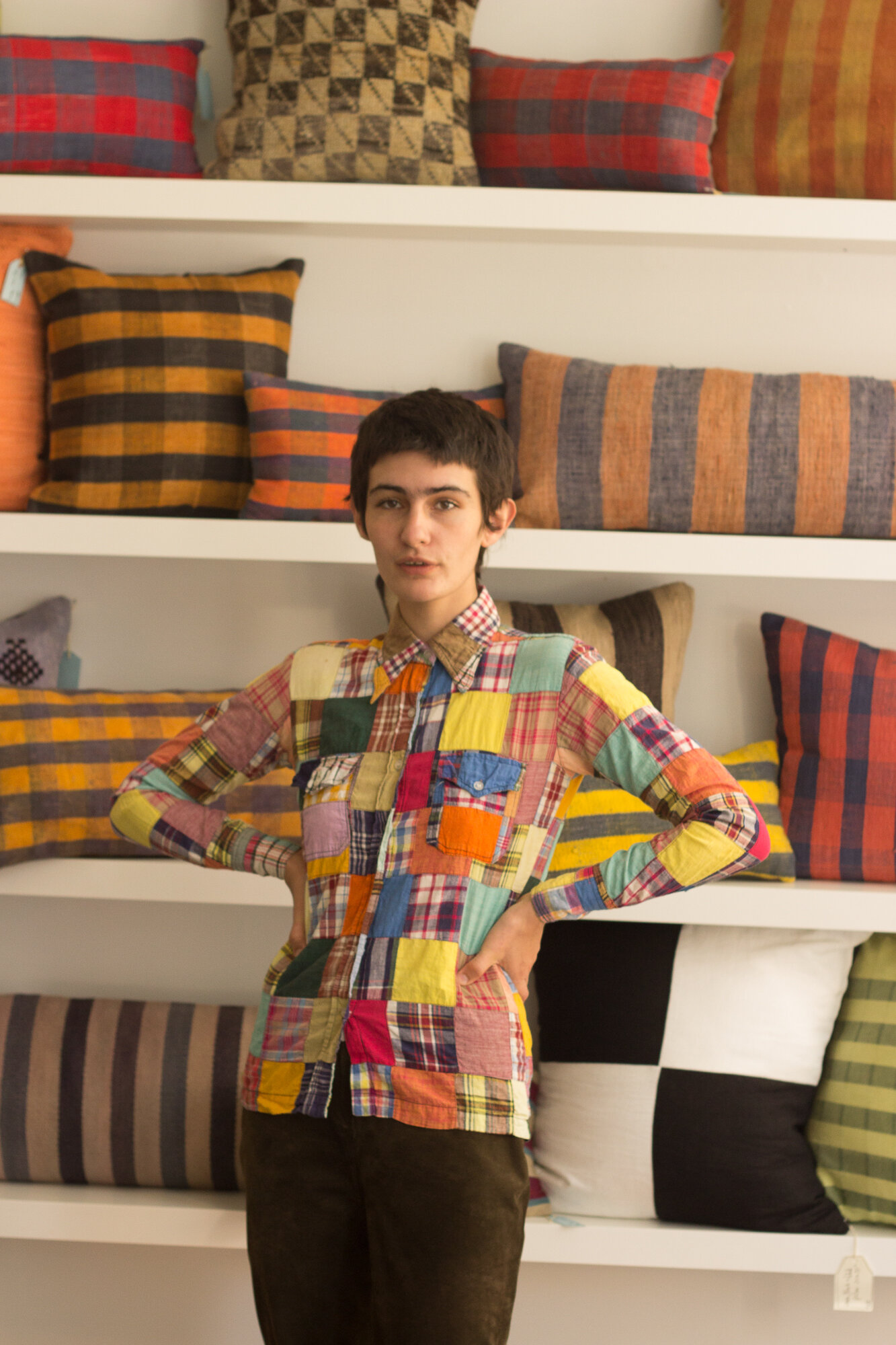 1970s India Cotton Patchwork Shirt