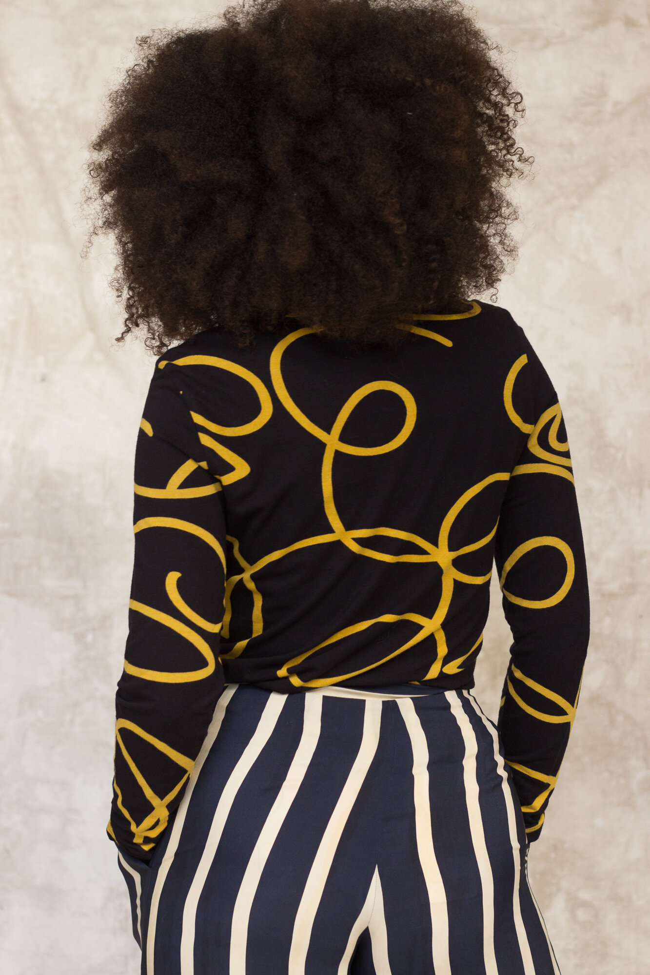 1980s Mondi Polished Cotton Zip Jacket and Matching Long Sleeve T-Shirt