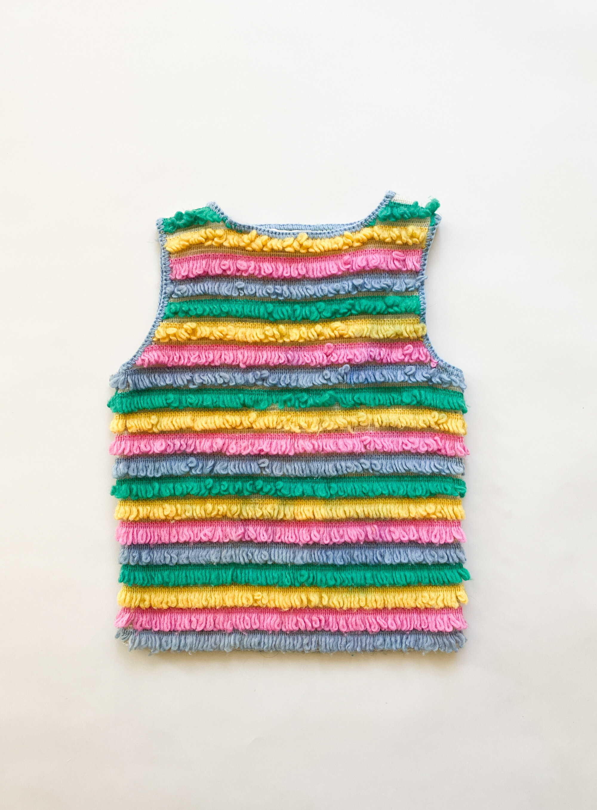 1950s Jantzen Fringed Wool Sweater Vest