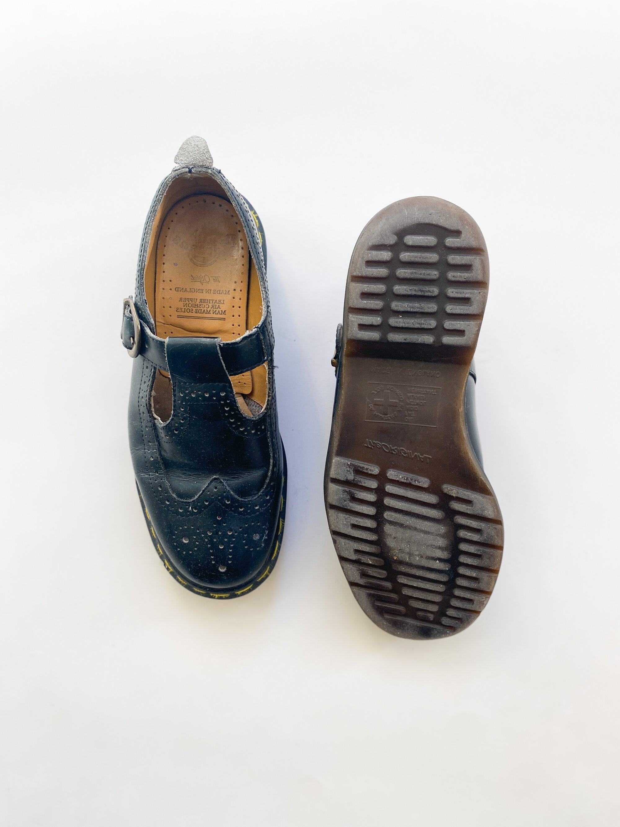 1990s Doc Marten's Buckled Mary Jane Brogues